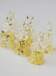 Set van 6 Engelen om op te Hangen - 4,5cm