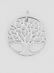 Opengewerkte Hanger Levensboom van Roestvrij Staal - 18mm