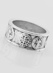 Religieuze Ring Heilige Benedictus - Maat 52