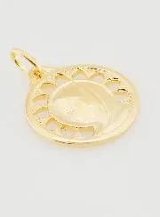 Opengewerkte Vergulde Hanger Maria - 20mm