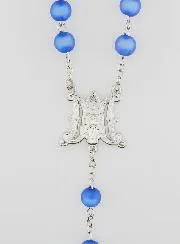 Rozenkrans met Blauwe Kralen en Wonderdadige Medaille