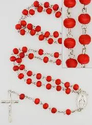 Rozenkrans Medaille Maria Wonderdadige van Rozenhout