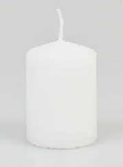 Decoratieve Stompkaars 70mm - Wit