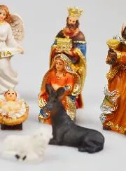 Kerststal met 11 Figuren - 8cm