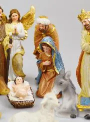 Kerststal met 11 Figuren