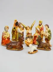 Kerststal - 11 Figuren 5cm