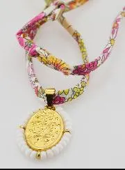 Wonderdadige Medaille met Kralen - Liberty Koord
