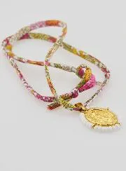 Religieus Collier Liberty Koord - Wonderdadige Medaille met Kralen