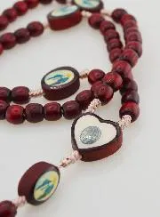 Rozenkrans van Maria Wonderdadige - Houten Kralen