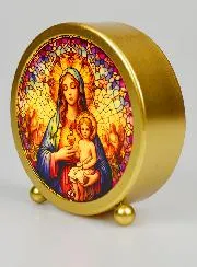 Verlichte Icoon - Maria met Kind