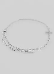 Religieuze Armband met Kruis - 925 Zilver