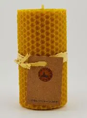 100% Natuurlijke Bijenwas Kaars - 10x5cm