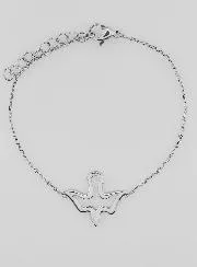 Armband Opengewerkte Heilige Geest van Roestvrij Staal