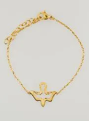 Armband Heilige Geest Filigraan van Goudkleurig Roestvrij Staal