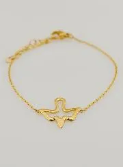 Armband Heilige Geest Filigraan van Goudkleurig Roestvrij Staal