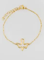 Armband Vormsel Heilige Geest van Goudkleurig Roestvrij Staal