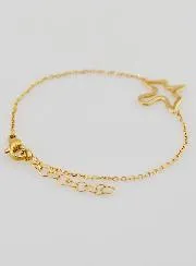 Armband Vormsel Heilige Geest van Goudkleurig Roestvrij Staal