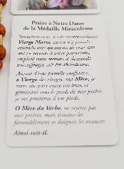 Rozenkrans en Kaart Maria Wonderdadige