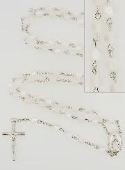 Rozenkrans Maria Wonderdadige Witte Kralen