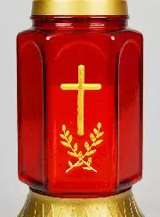 Glazen Grafkaars - 25cm