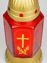 Glazen Grafkaars - 25cm