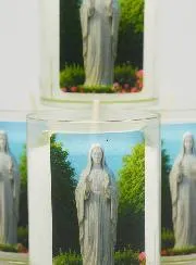 Set van 4 Votiefkaarsen OLV van de Armen