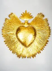 Grote Metalen Ex Voto Wanddecoratie - 59cm