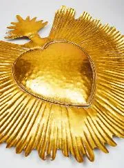 Grote Metalen Ex Voto Wanddecoratie - 59cm
