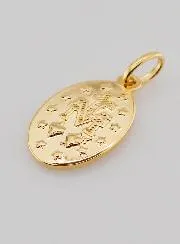 Wonderdadige Medaille Verguld - 18mm