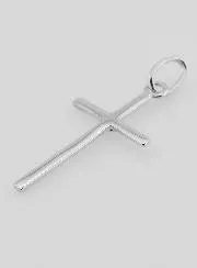 Hanger Kruis van 925 Zilver en Zirkoniumoxide