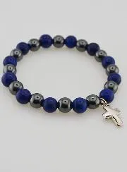 Edelsteen Armband - Hematiet en Lapis Lazuli