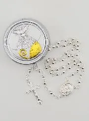 Rozenkrans en Hostiedoosje Heilige Geest