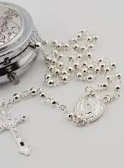 Rozenkransdoosje Heilige Antonius en Rozenkrans