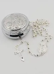 Rozenkransdoosje Beschermengel en Rozenkrans