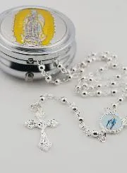 Rozenkrans en Doosje OLV van Guadalupe