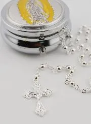 Rozenkrans Doosje Maria van Guadalupe met Rozenkrans