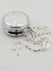 Rozenkrans en Doosje Maria met Kind