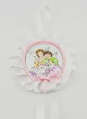 Doopcadeau - Medaillon voor Babywieg met Beschermengelen