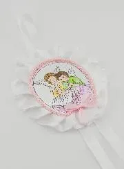 Doopcadeau - Medaillon voor Babywieg met Beschermengelen