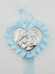 Doopcadeau -  Medaillon voor Babywieg Maria en Kind