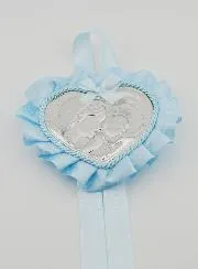 Doopcadeau -  Medaillon voor Babywieg Maria en Kind