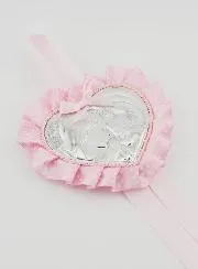 Doopcadeau -  Medaillon voor Babywieg Maria met Kind