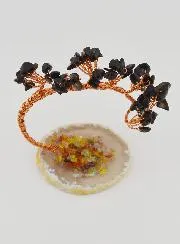 Levensboom op Agaat - Obsidiaan