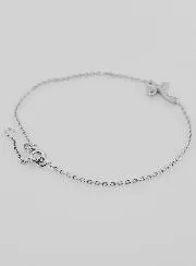 Religieuze Armband Zilver en Kruis met Strass