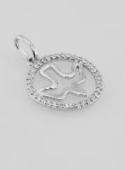 Opengewerkte Hanger Vormsel 15mm - Heilige Geest