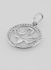 Opengewerkte Hanger Vormsel 15mm - Heilige Geest