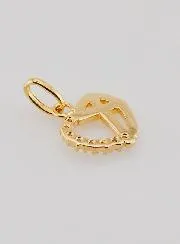 Vergulde Hanger met Hart en Kruis