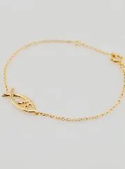 Religieuze Armband Ichthus - Verguld