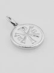 Hanger Christus Monogram Zilver en Emaille - 15mm