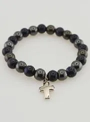 Edelsteen Armband - Hematiet en Blauwe Zonnesteen